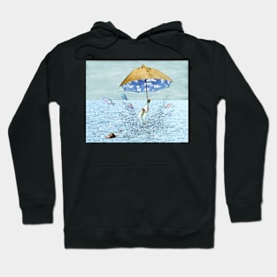 The Human Balloon And The Message In A Bottle Hoodie